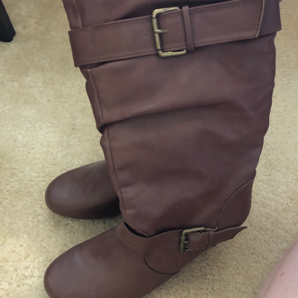 Brown boots